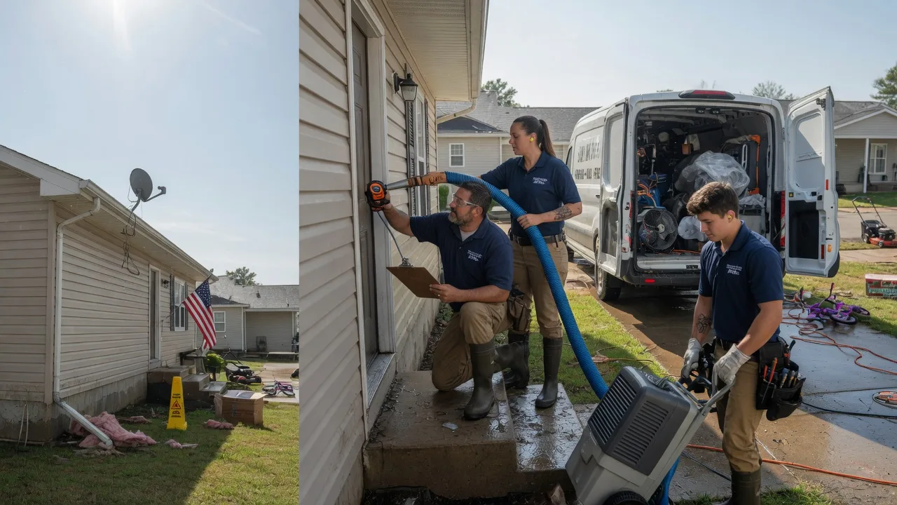 Ceiling Water Damage Restoration in Radnor, OH near me